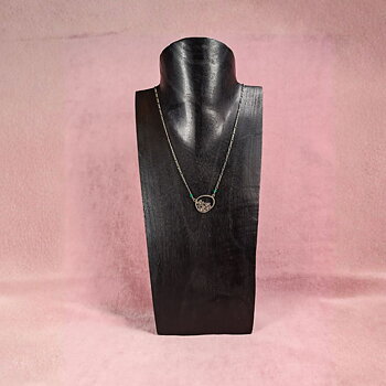 Yvone Christa Menage Flowers In Bubble Green halsband 