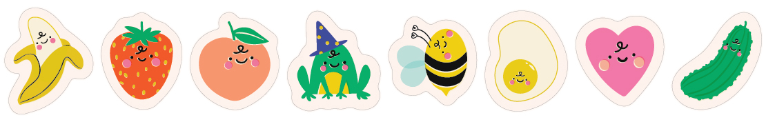 Happy Things, Sticker Roll - 2