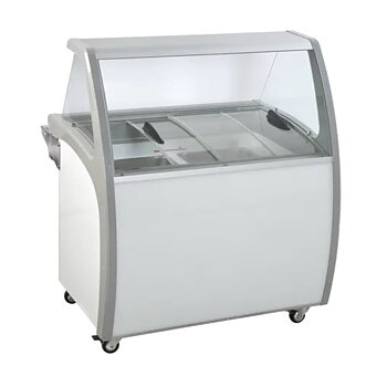 Skopglassfrys SIC6WB, 6 × 5 liter, 6 st. RF Napoli-kantiner ingår