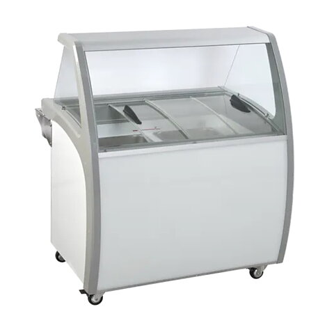 Skopglassfrys SIC6WB, 6 × 5 liter, 6 st. RF Napoli-kantiner ingår