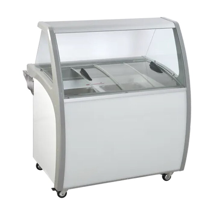 Skopglassfrys SIC6WBL, 6 × 5 liter, 6 st. RF Napoli-kantiner ingår