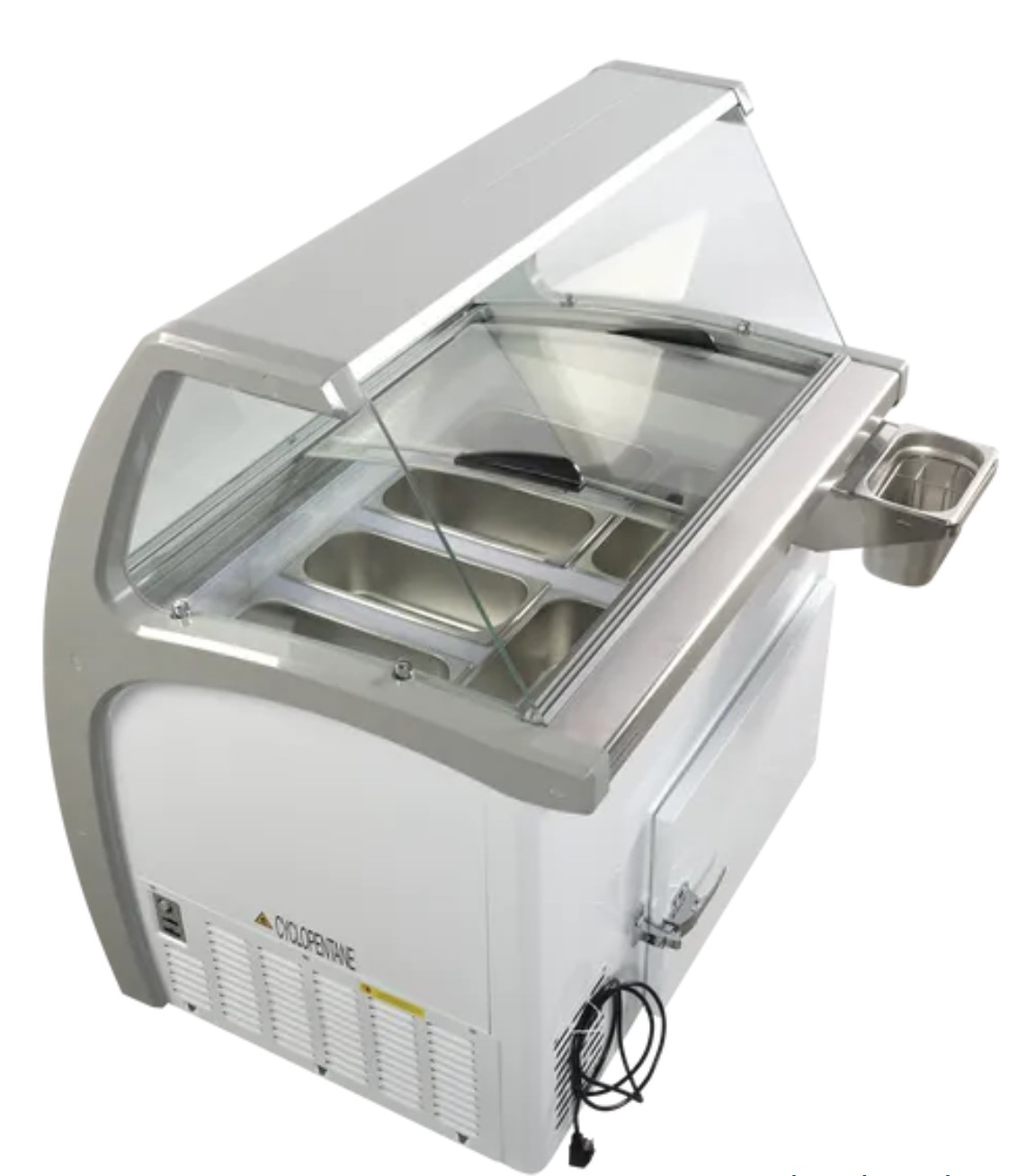 Skopglassfrys SIC6WB, 6 × 5 liter, 6 st. RF Napoli-kantiner ingår - 2