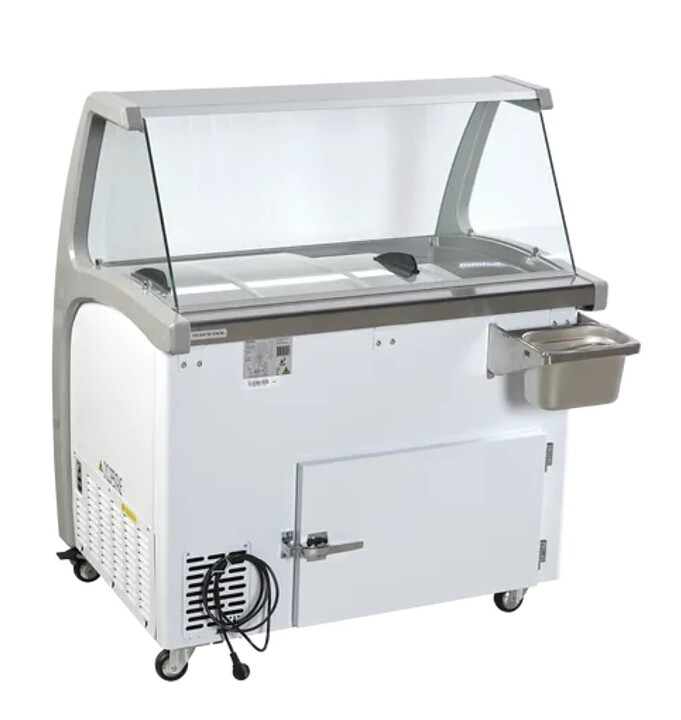 Skopglassfrys SIC6WBL, 6 × 5 liter, 6 st. RF Napoli-kantiner ingår