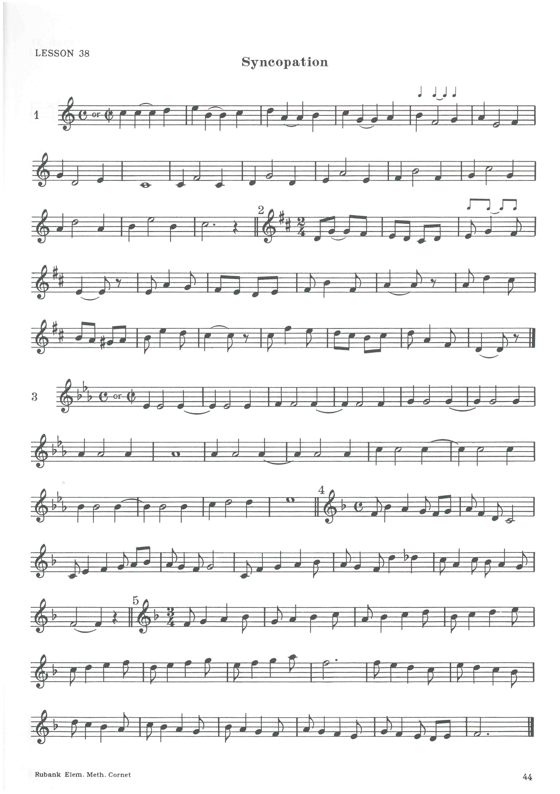 Rubank, Elementary Method - 3