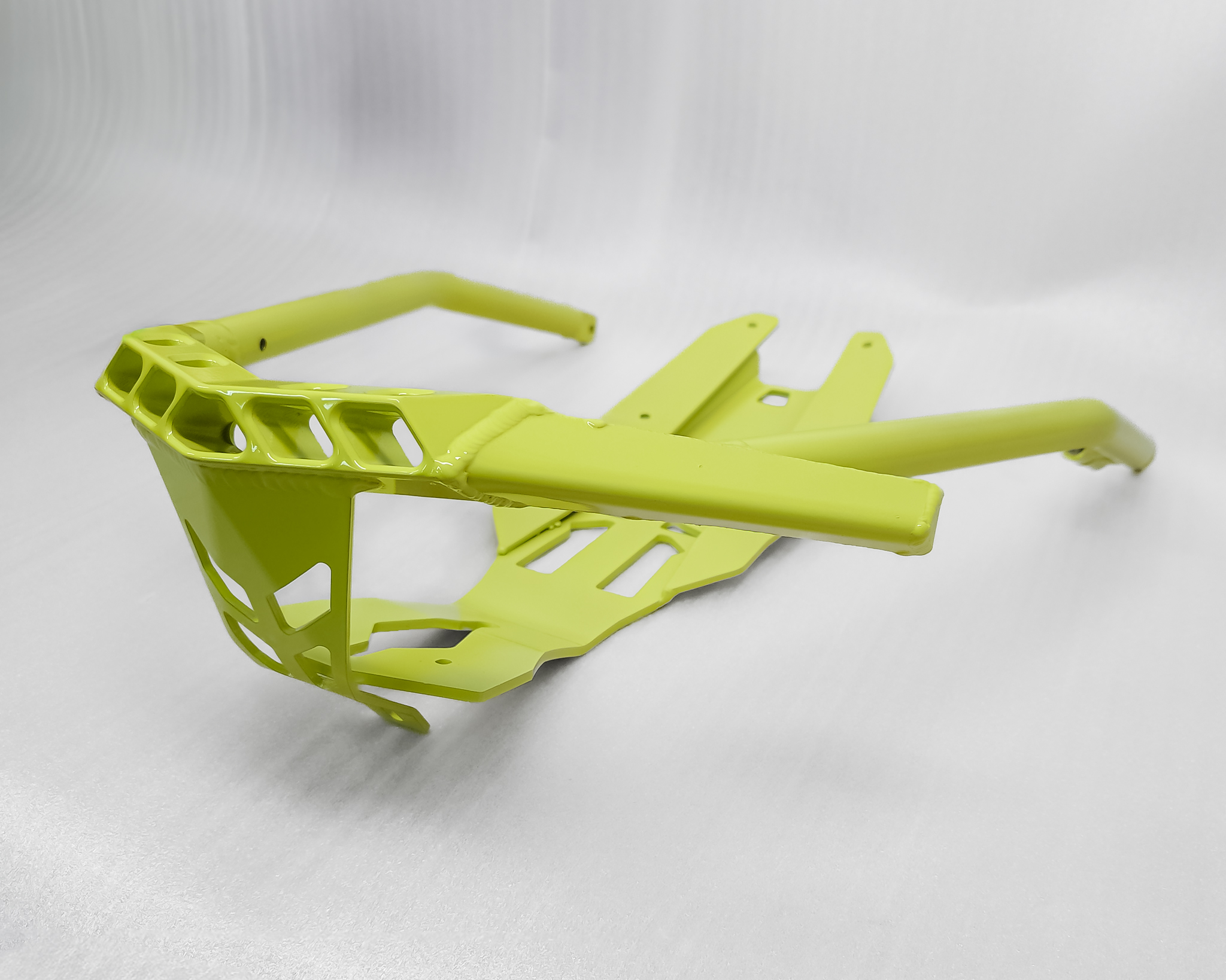 Skinz Frontbåge med bukplåt Polaris Matryx - Lime Twist - 2