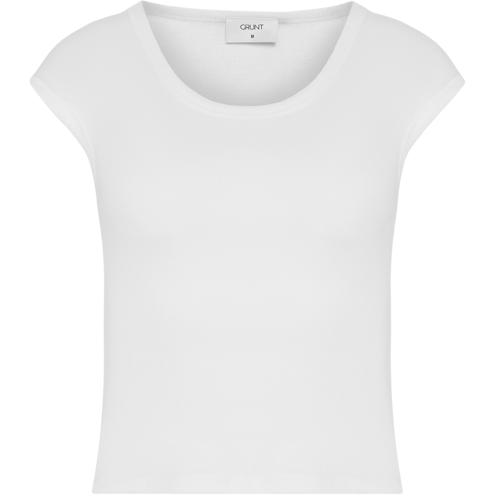 GRNarielle Rib Top White