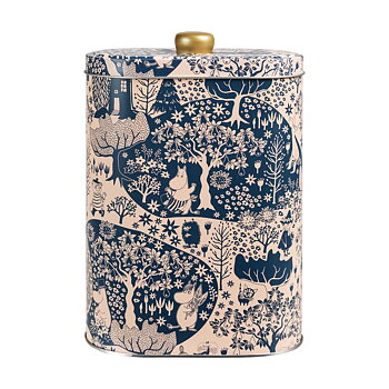 Moomin Oval Tin Can with Knob - Park
