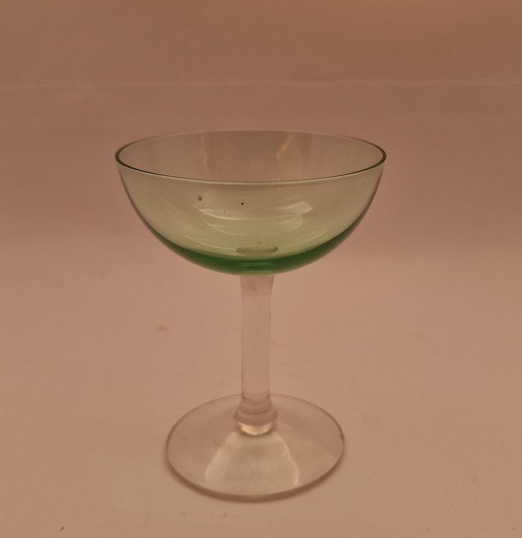 Liqueur green uranium glass - 2