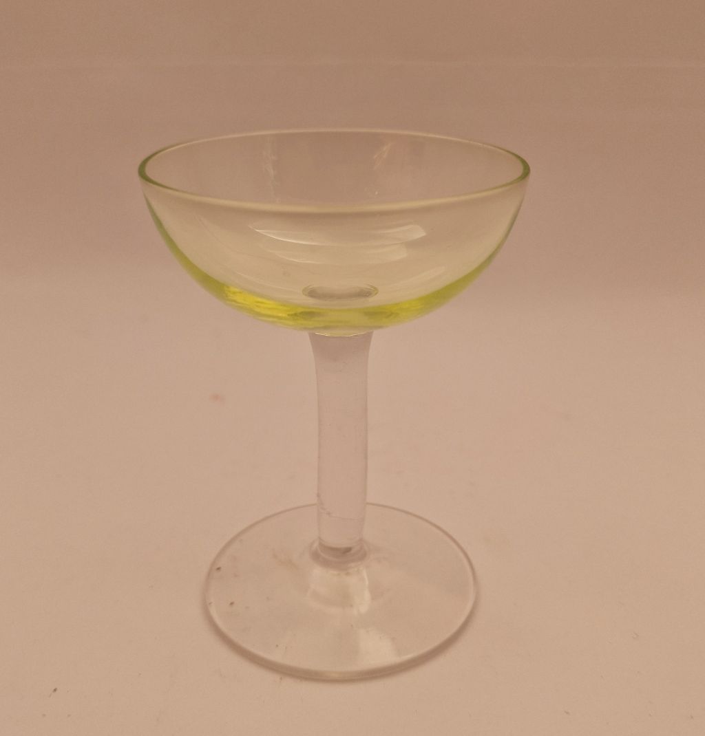 Liqueur yellow uranium glass - 2