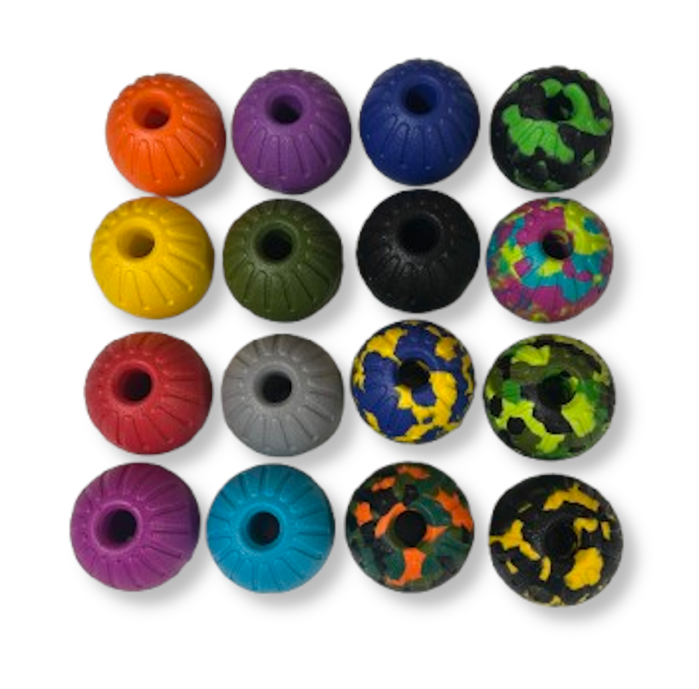 Foam-boll 5/7/9 cm i diameter med Hexa-handtag - 2