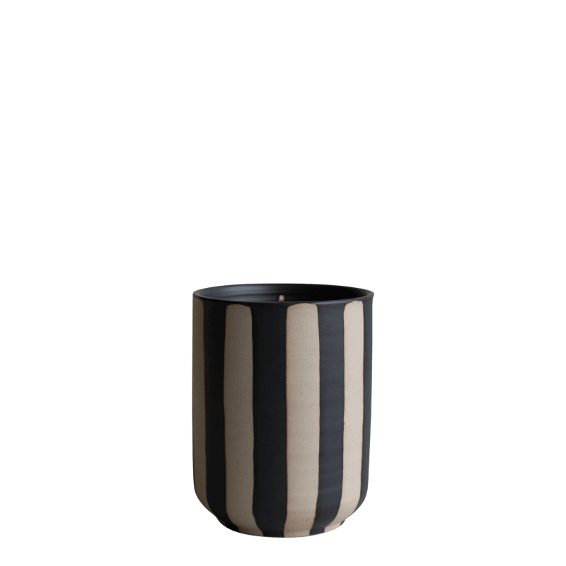 Doftljus Burn Stripe black, 60 h