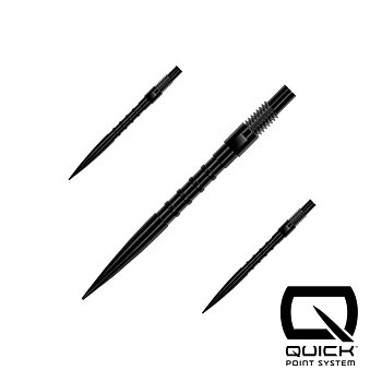 Harrows HM Grip Quick Point Svarta 26mm