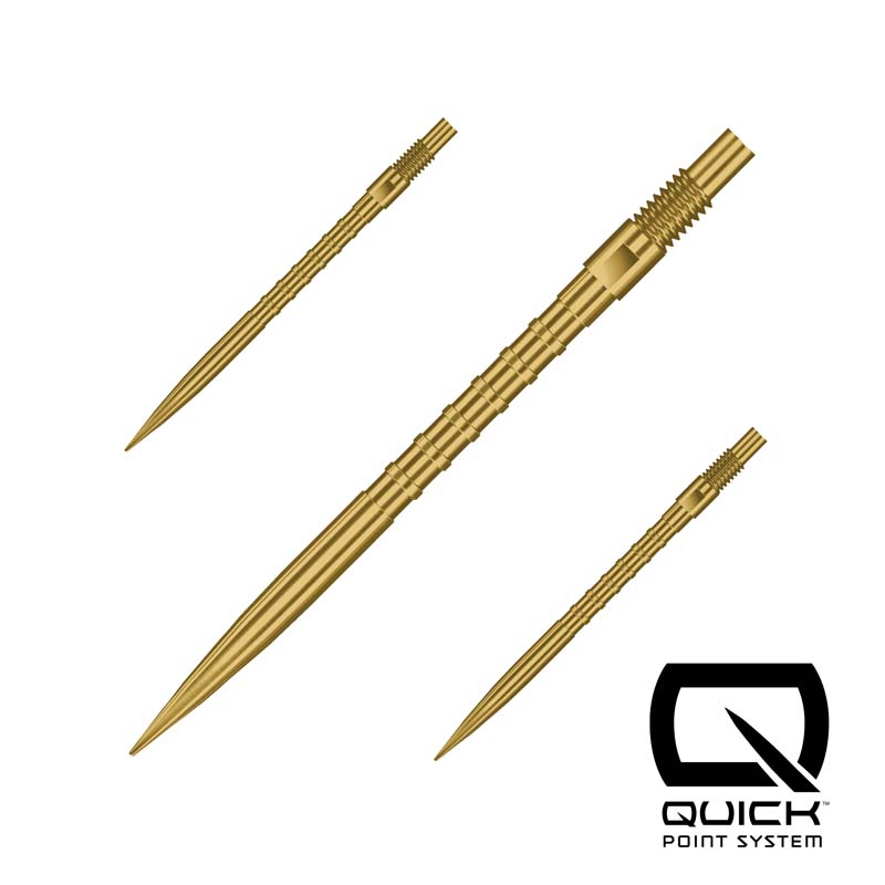 Harrows HM Grip Quick Point Gold 35mm