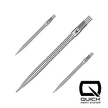 Harrows HM Grip Quick Point Silver 35mm