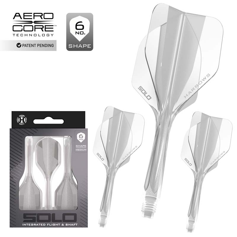 Harrows Solo Shape/NO6 Clear Short