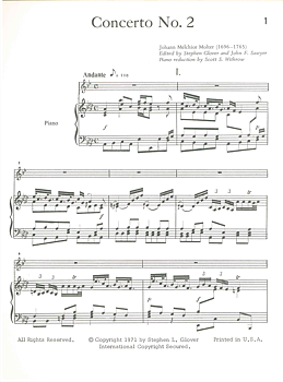 Johann M. Molter, Concerto no. 2