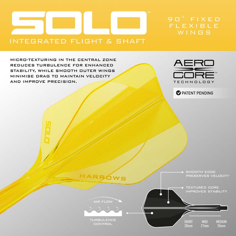 Harrows Solo Shape/NO6 Yellow Short - 3