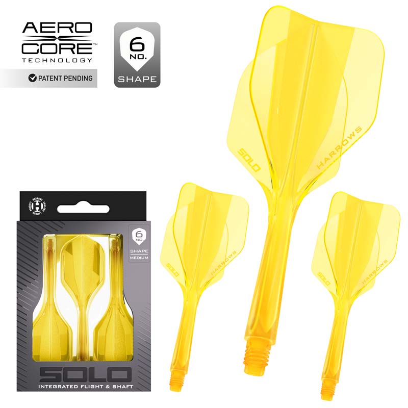 Harrows Solo Shape/NO6 Yellow Short
