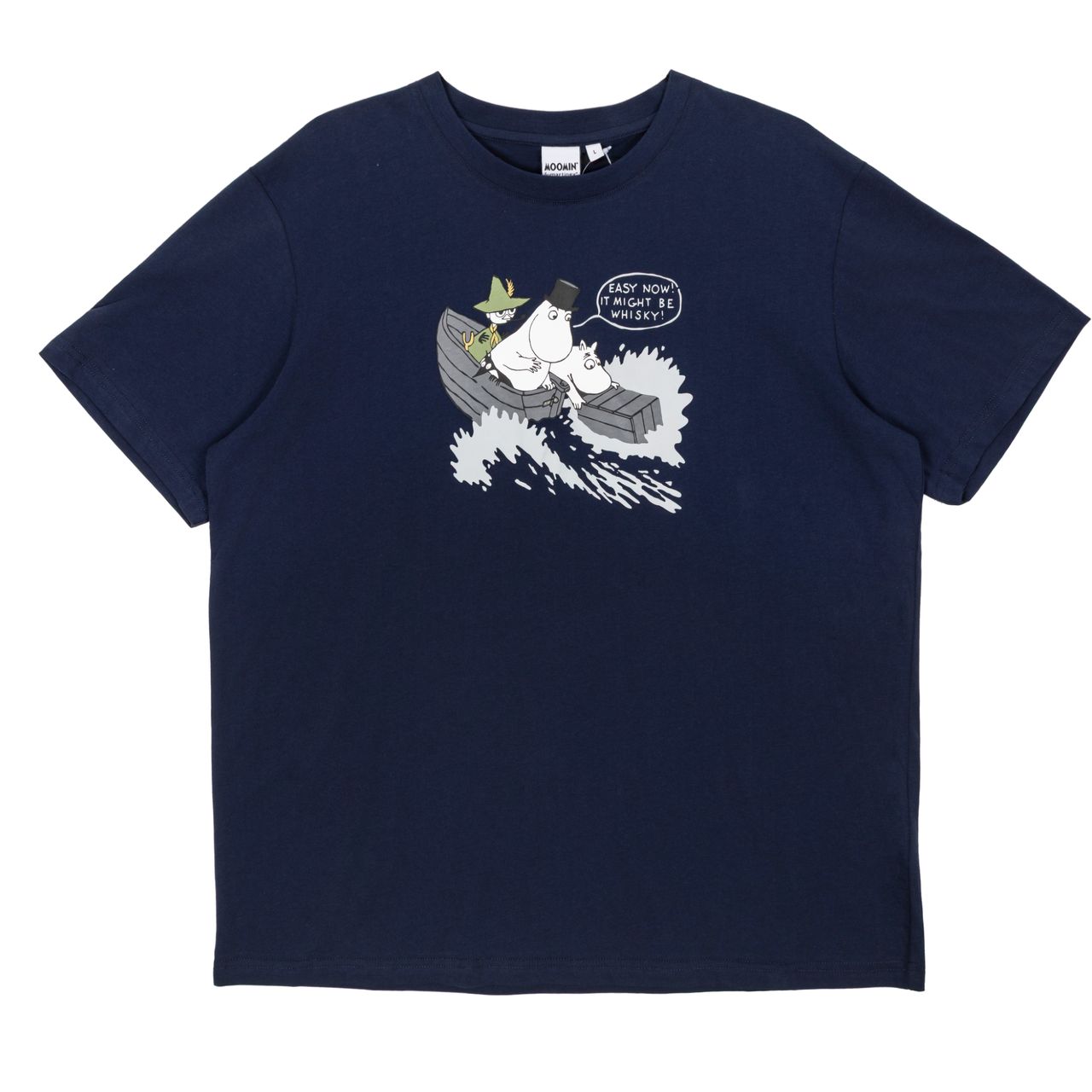 Mumin Vuxen T-Shirt (Unisex) - Whisky Mörkblå