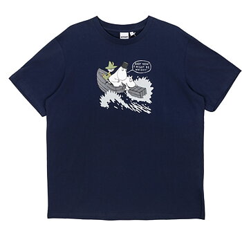 Mumin Vuxen T-Shirt (Unisex) - Whisky Mörkblå