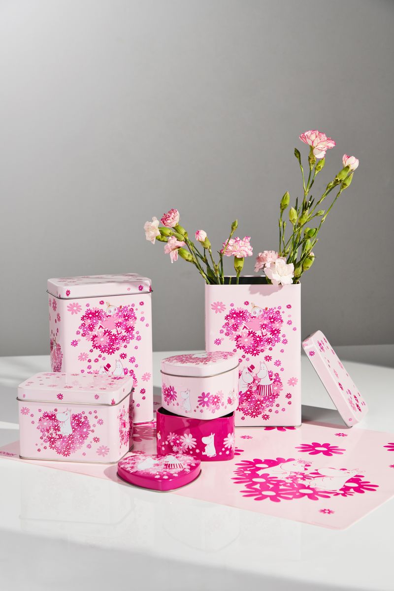Moomin Coffee Jar - Flower Heart - 5