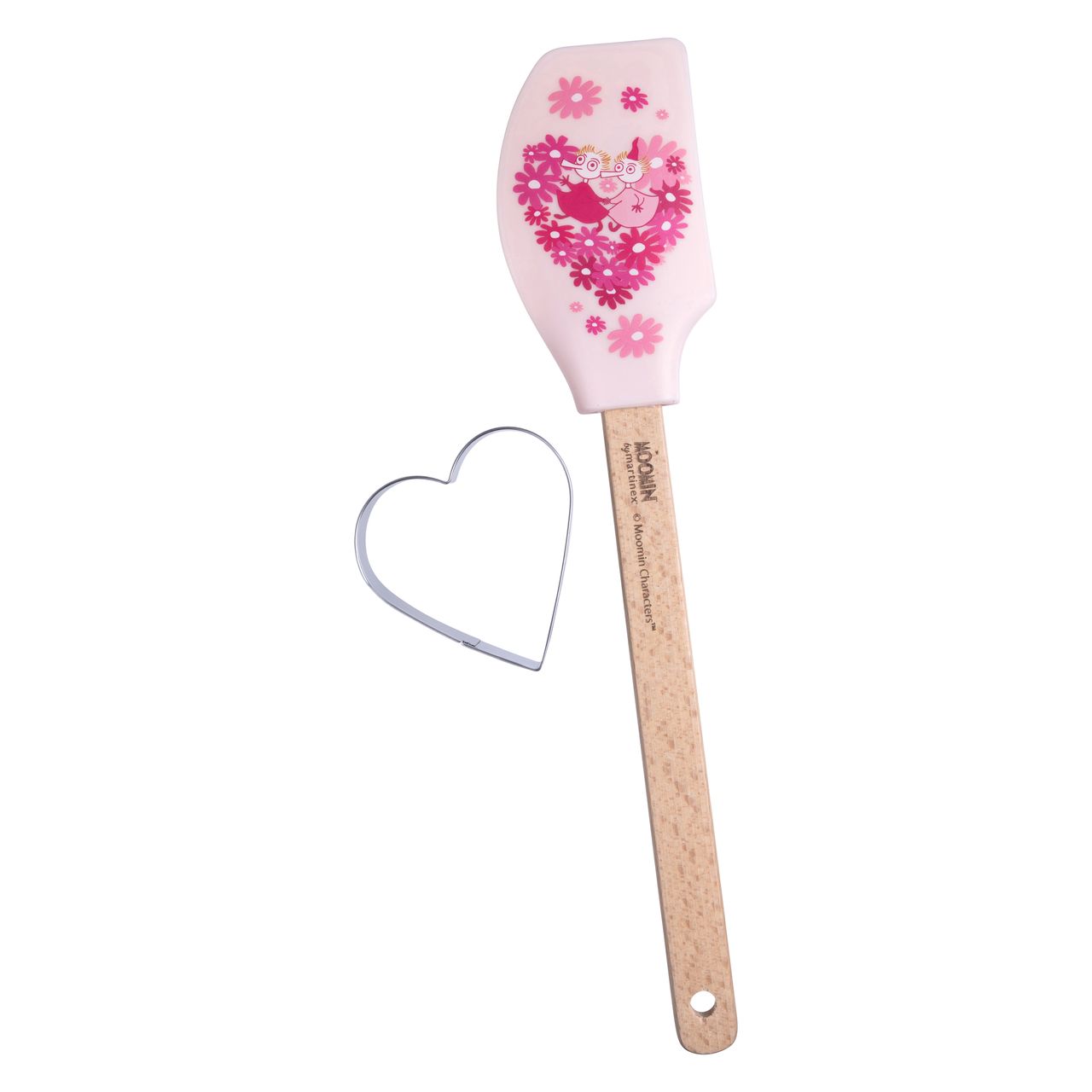 Moomin Lollipop 32 cm + Cake Pan - Flower Heart