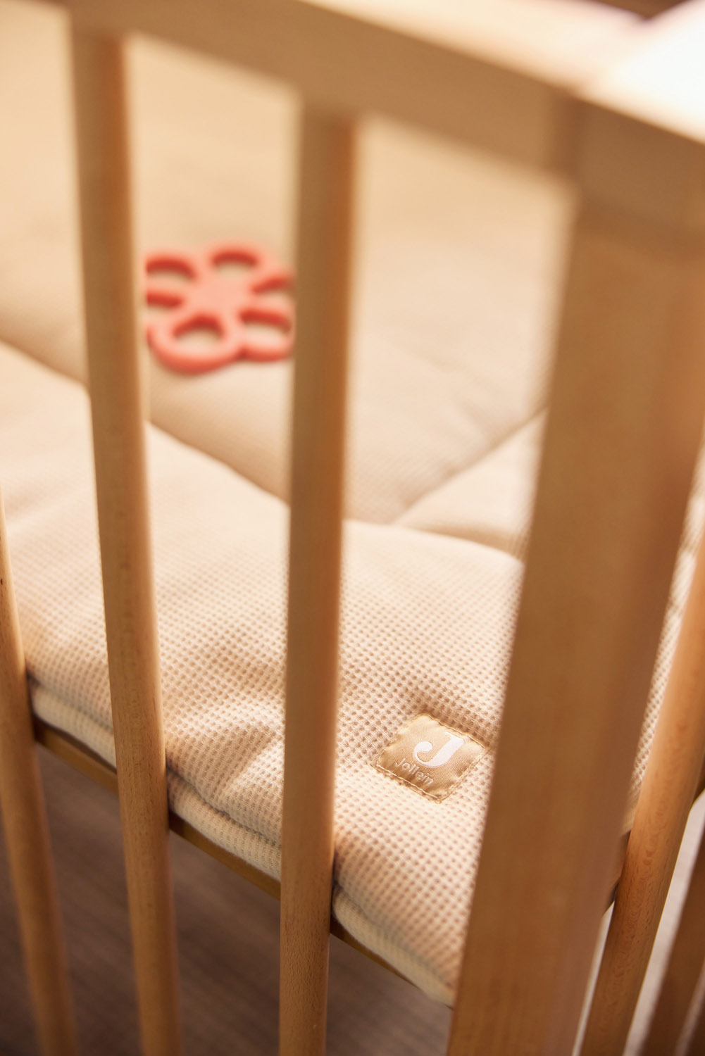 Jollein Lekmatta 75x95cm Little Waffle Warm Sand/ Sand						 - 5