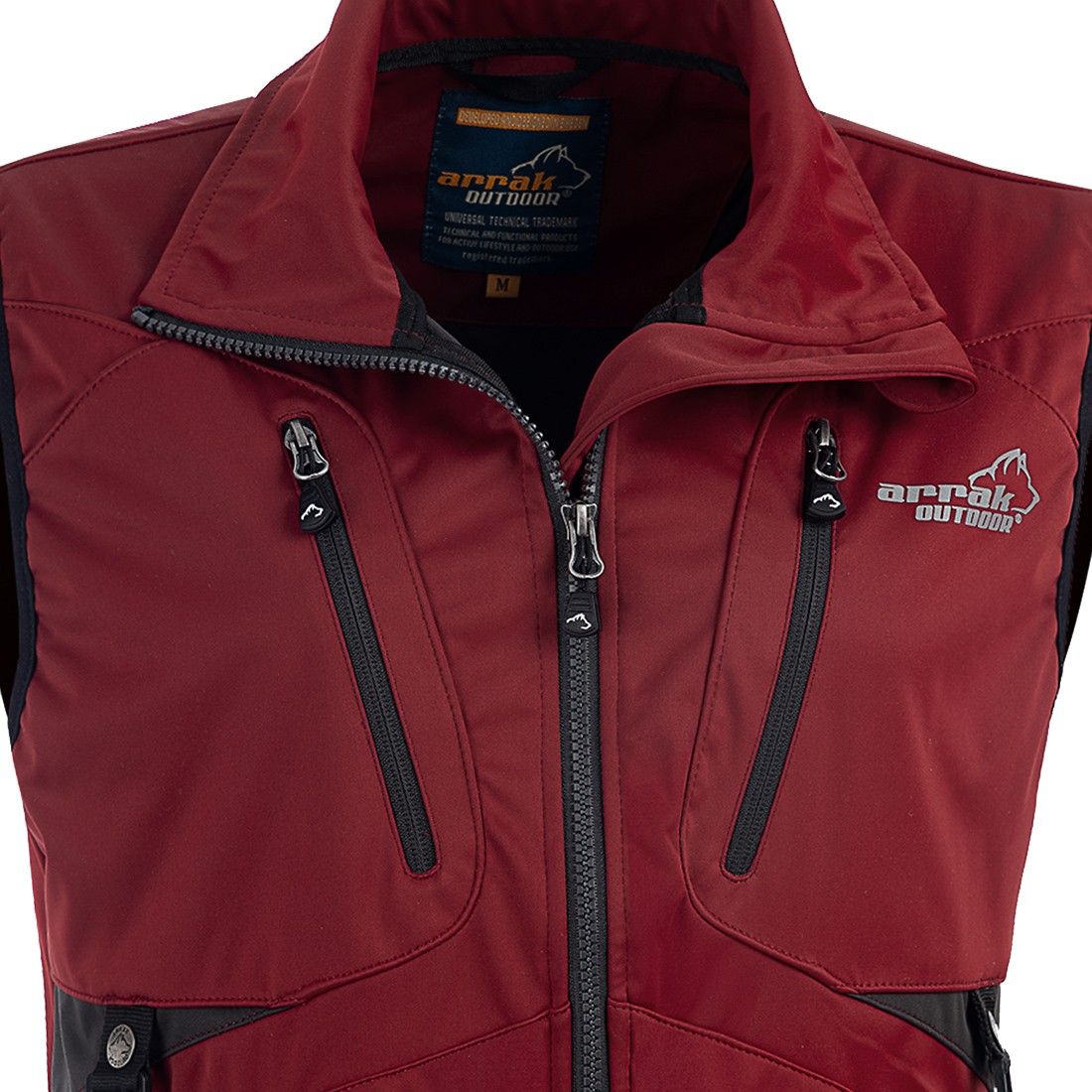 Arrak Outdoor Acadia Vest Women - Dark Red - 3