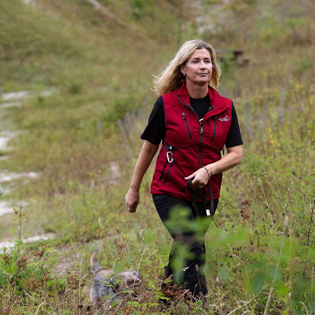 Arrak Outdoor Acadia Vest Women - Dark Red - 5