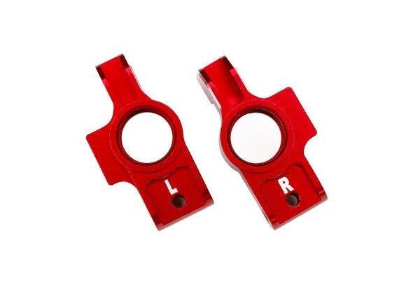 Traxxas Hjulkonsoll Alu Röd (Par) 4-Tec
