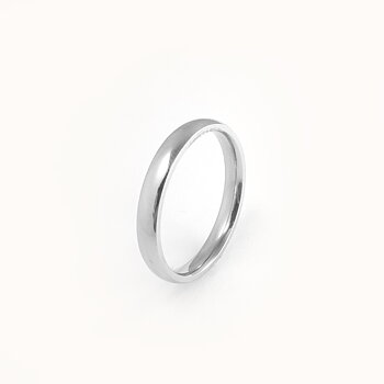 Blank ring i 925 sølv - 3 mm bred