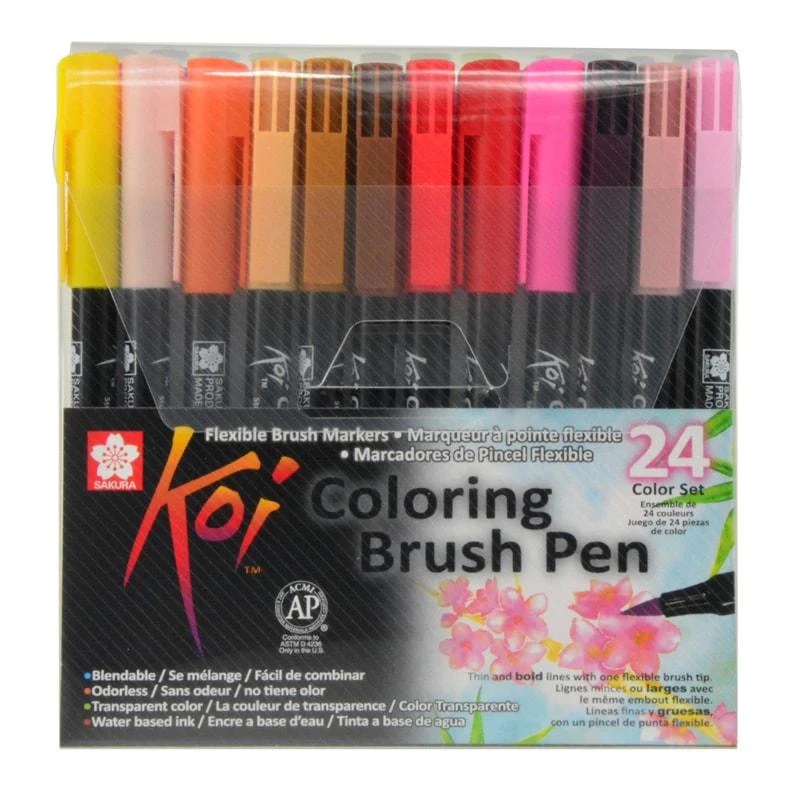Sakura Koi Coloring Brush Pen Set 24