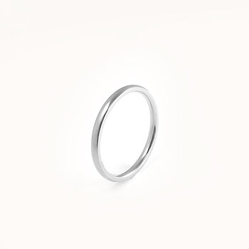 Blank ring i 925 sølv - 2 mm bred