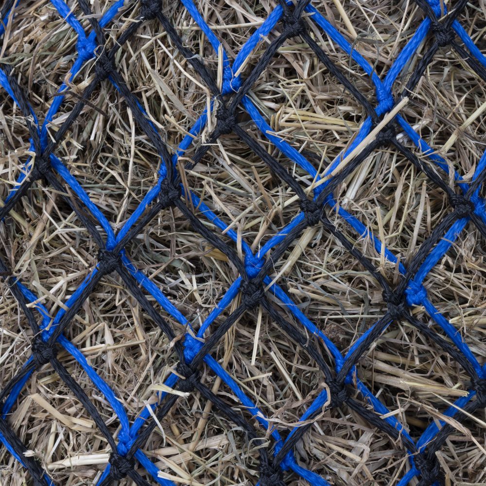 Shires Slowfeed Duo Hay Net – 3,8 cm – Black/Blue - 2