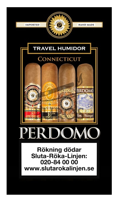 Perdomo Sampler Connecticut Toro Cigar Humibag – 4 Cigarrer 