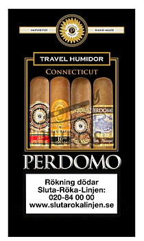 Perdomo Sampler Connecticut Toro Cigar Humibag – 4 Cigarrer 