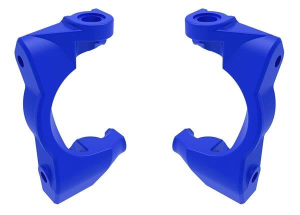 Traxxas Styrspindelhållare (Caster Block) Blå (Par) Mini Maxx/XRT