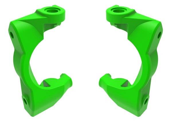Traxxas Styrspindelhållare (Caster Block) Grön (Par) Mini Maxx/XRT