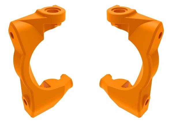 Traxxas Styrspindelhållare (Caster Block) Orange (Par) Mini Maxx/XRT