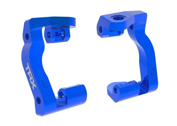 Traxxas Styrspindelhållare (Caster Block) Alu Blå (Par) Mini Maxx