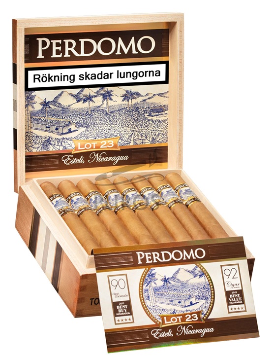 Perdomo Lot 23 Connecticut Robusto Cigarrlåda 24-pack