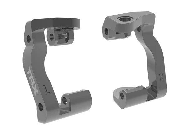 Traxxas Styrspindelhållare (Caster Block) Alu Grå (Par) Mini Maxx