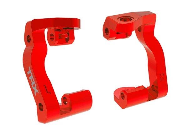 Traxxas Styrspindelhållare (Caster Block) Alu Röd (Par) Mini Maxx