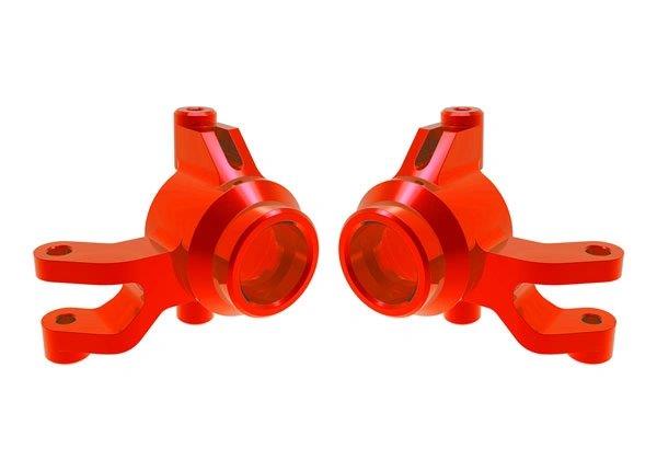 Traxxas Styrspindel Alu Röd (Par) Mini Maxx