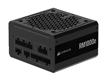 Corsair RM1000e (2025) 1000W, 80+ Gold, ATX 3.1, PCIe 5.0 12VHPWR, fullt modulär nätaggregat, Garanti: 7 år