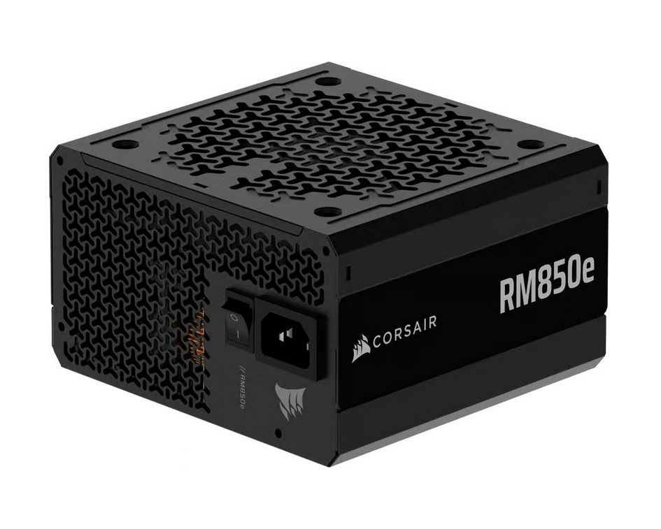 Corsair RM850e (2025) 850W, 80+ Gold, ATX 3.1, PCIe 5.0 12VHPWR, fullt modulär nätaggregat, Garanti: 7 år - 2
