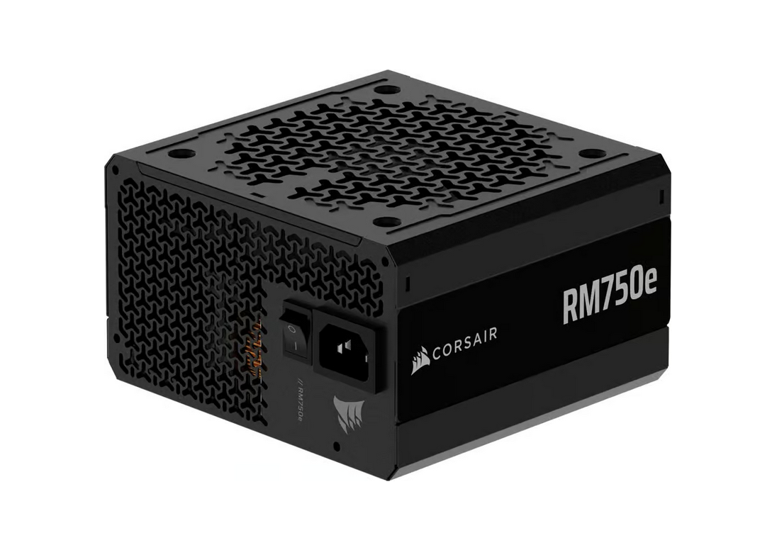 Corsair RM750e (2025) 750W, 80+ Gold, ATX 3.1, PCIe 5.0 12VHPWR, fullt modulär nätaggregat, Garanti: 7 år - 2