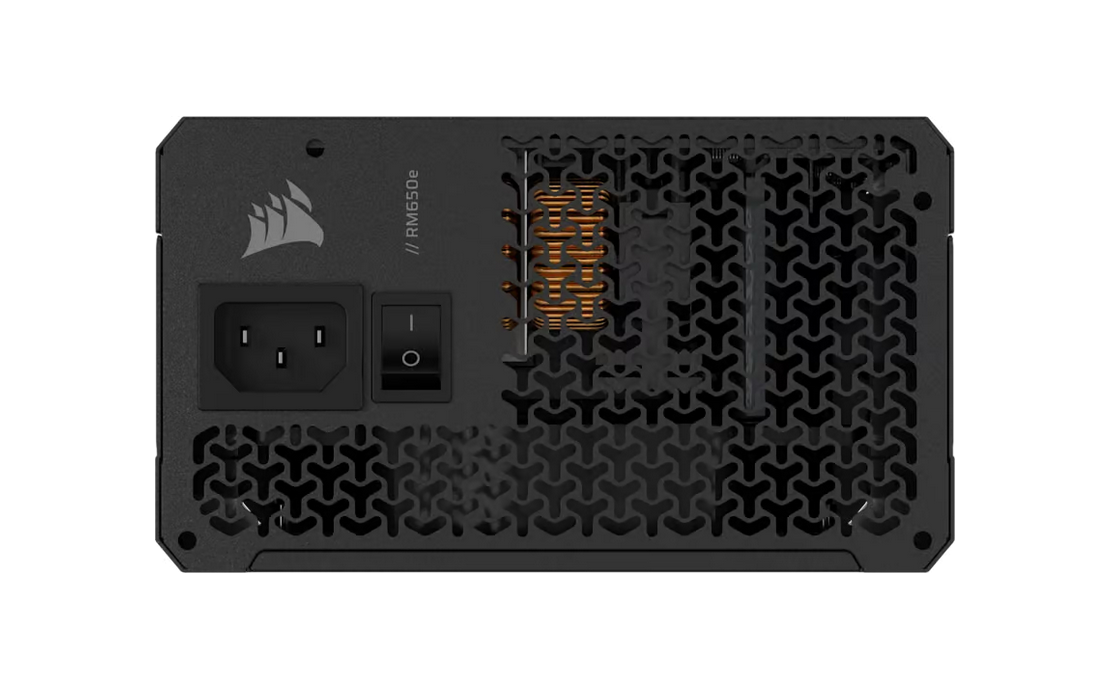 Corsair RM650e (2025) 650W, 80+ Gold, ATX 3.1, PCIe 5.0 12VHPWR, fullt modulär nätaggregat, Garanti: 7 år - 3