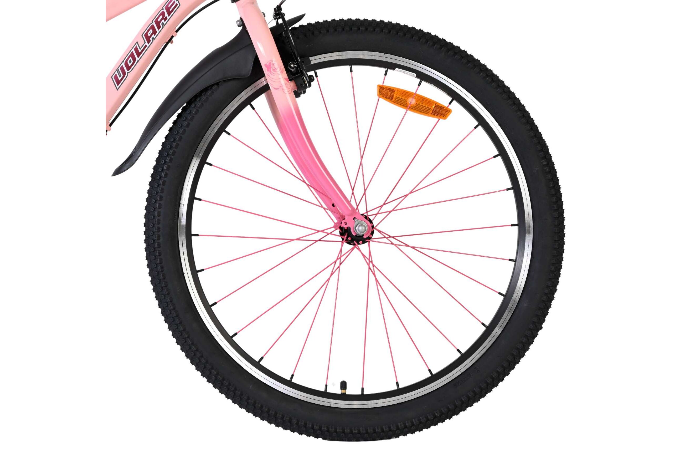 Barncykel Volare Mystic 24 tum – 3 växlar Rosa för barn 8–10 år - 5