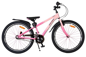 Barncykel Volare Mystic 24 tum – 3 växlar Rosa för barn 8–10 år